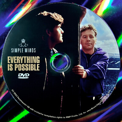 SIMPLE MINDS Everything Is Possible DVD 2023 Documentary REGION FREE Depeche Mod