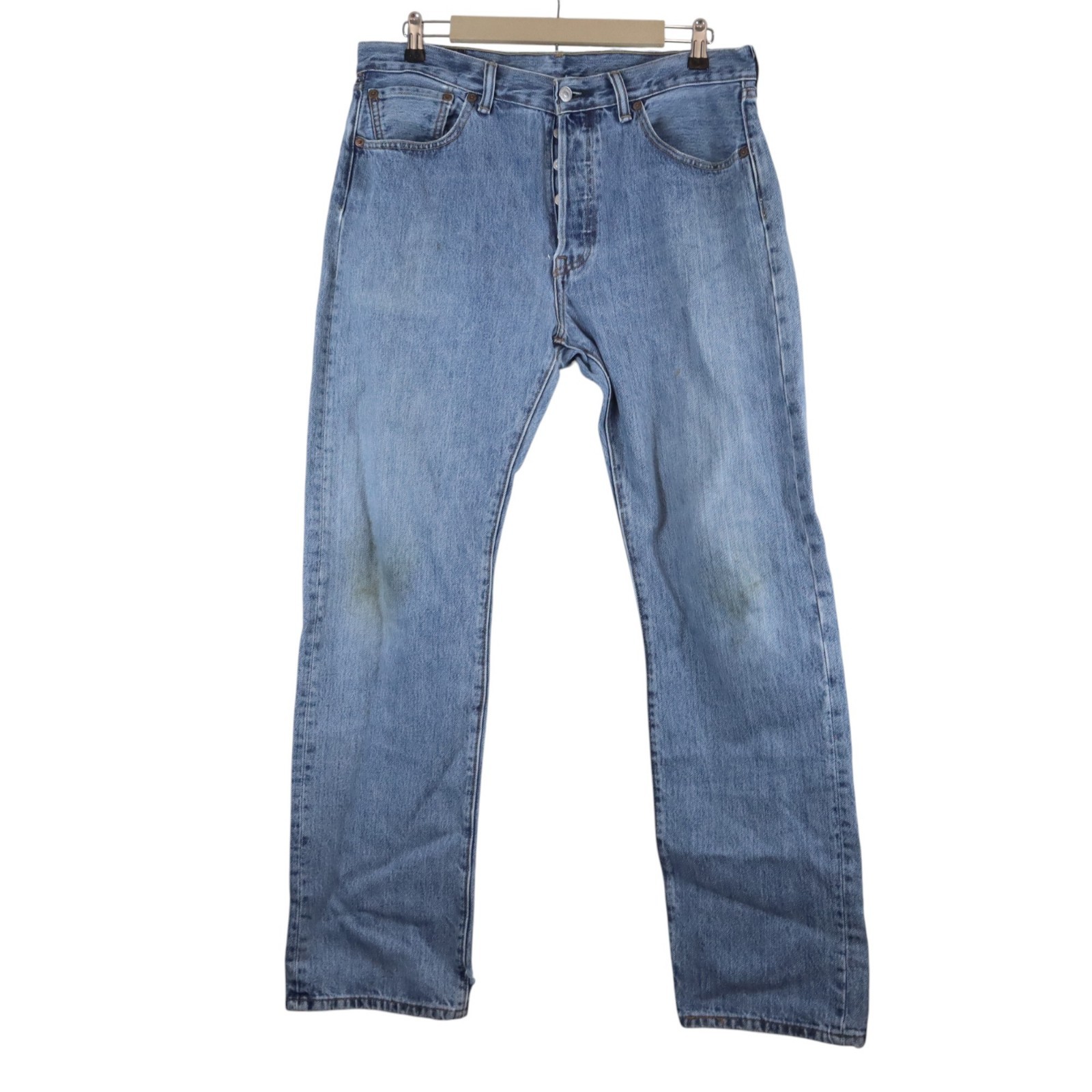 Vintage Levi's 501 Jeans Straight Leg Regular Fit Faded Wash Y2K Men's 34 x 32