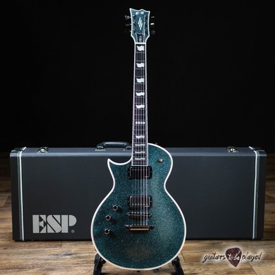 ESP E-II Eclipse DB LH Left-Handed EMG Guitar w/ Case   Granite Sparkle