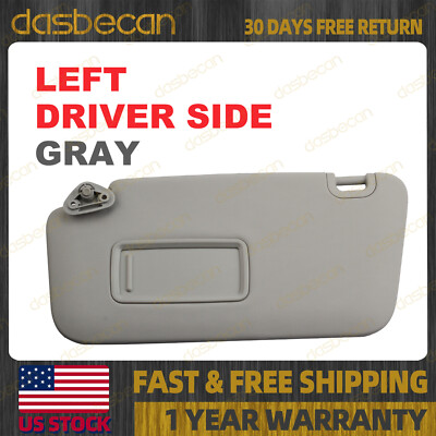 Left Side Gray Sun Visor w/ Mirror For Subaru Forester 2009-2013 92011SC033LO