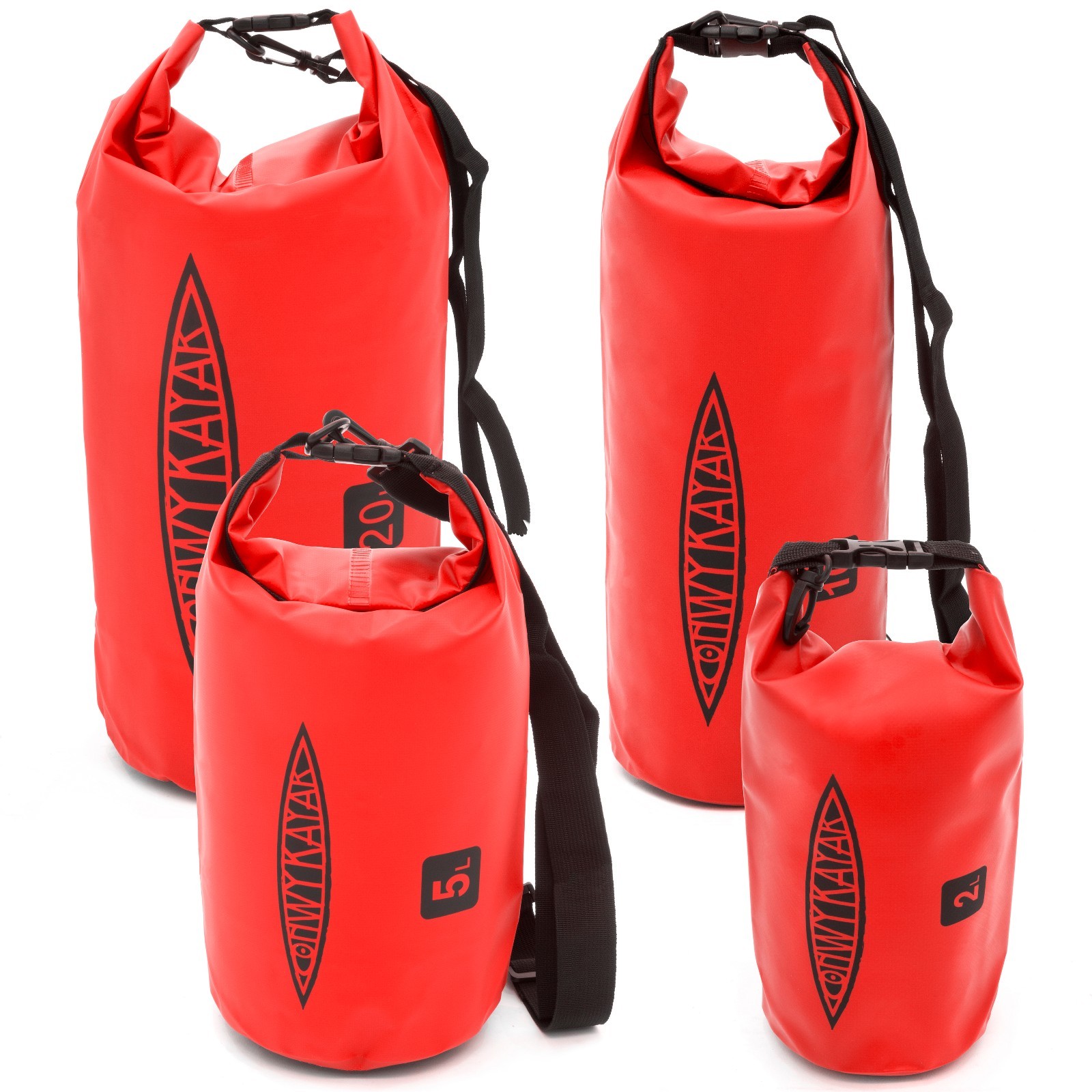 Conwy Kayak Waterproof Dry Bag 2L 5L 10L 20L Heavy Duty Canoe Storage