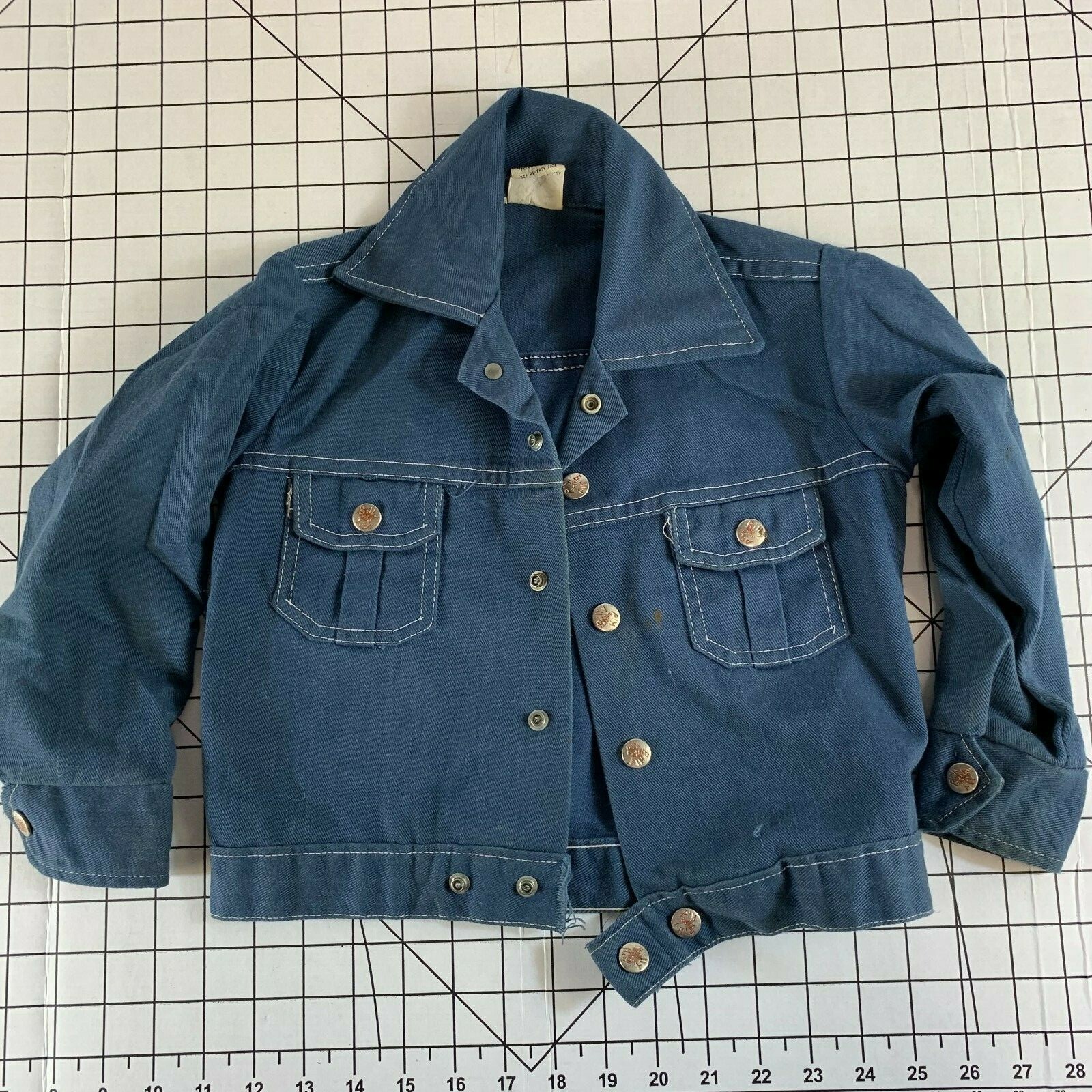 Vintage 50s 60s Kids Youth Boys Childs Denim Jean Billy The