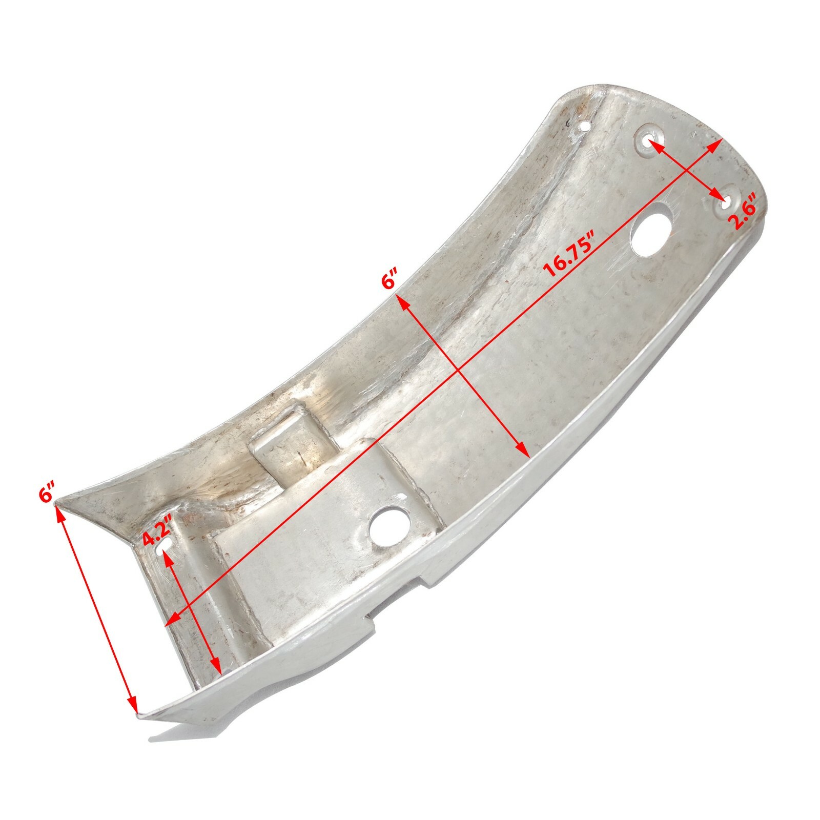 Fits Royal Enfield GT Continental 535 Rear Back Fender Mudguard Aluminium  