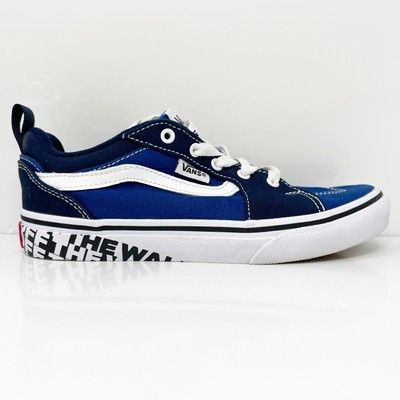 

Vans Boys Off The Wall 508357 Синие повседневные кроссовки, размер 2, Синий, Off The Wall