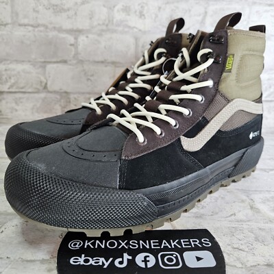 Vans Sk8-Hi Gore-Tex MTE-3 Waterproof Boots 3M Brown Black 507698 Men's Size 12