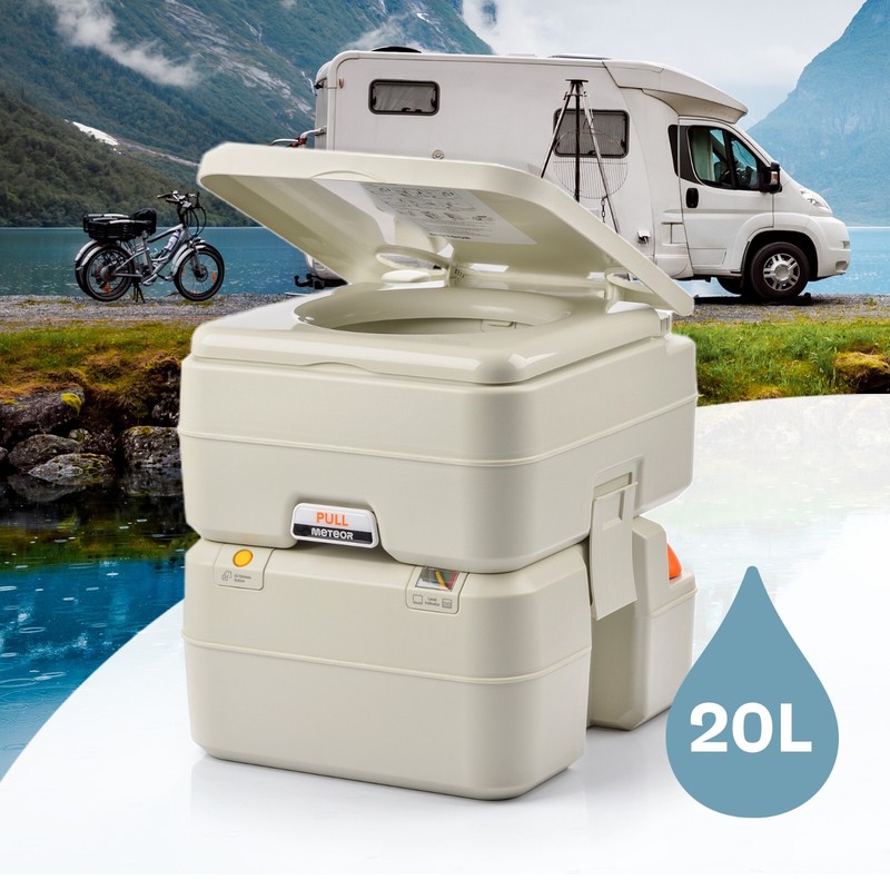 Campingtoilette Wc 20l Reisetoilette Chemietoilette Tragbar Camping Reise Mobile