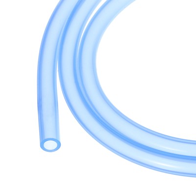 1m 4mm IDx6.4mm OD Silicone Tubing Blue Industrial Tube Silicone Hose
