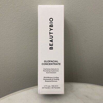 BeautyBio Glofacial Concentrate Clarifying Plumping New in Sealed Box