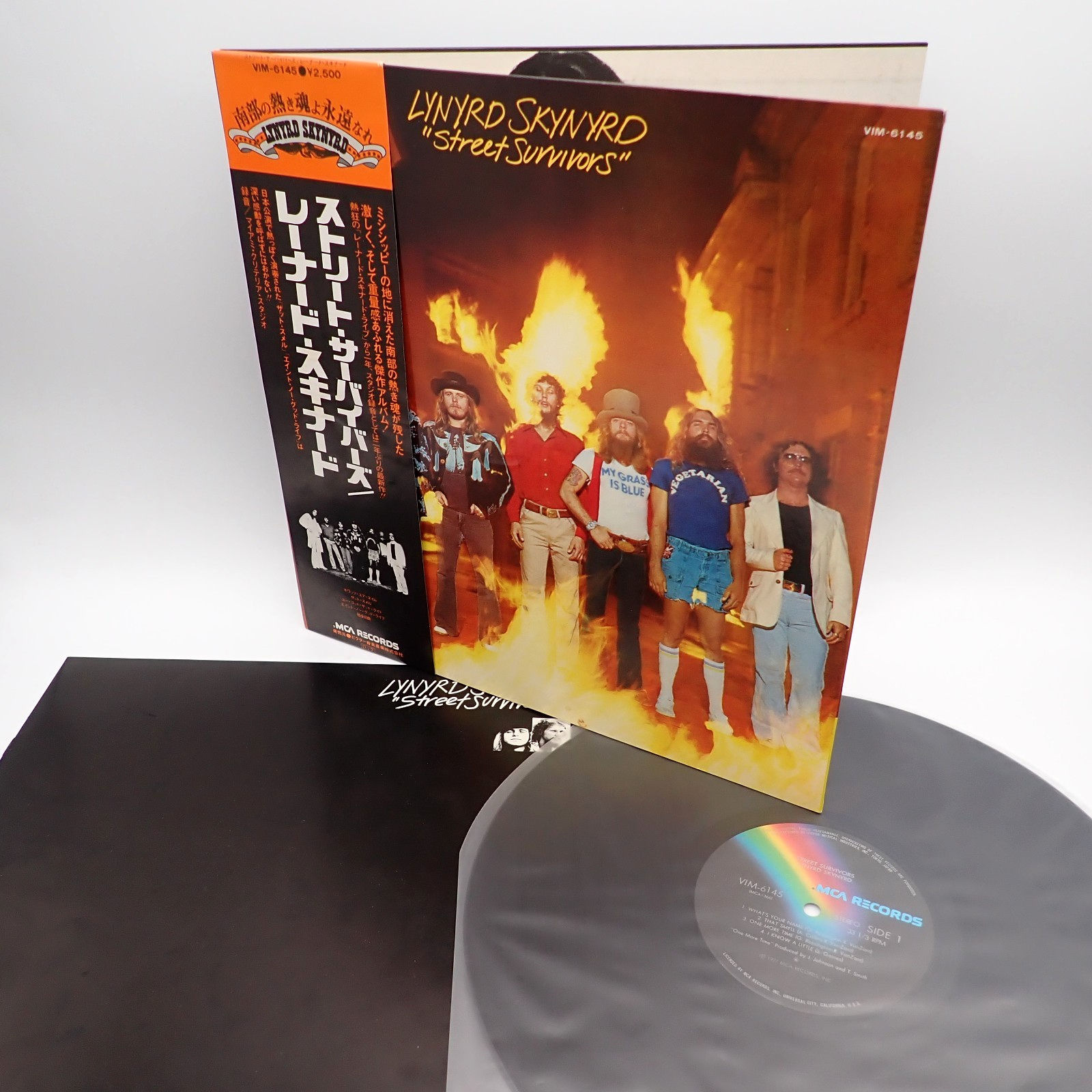 Lynyrd Skynyrd ‎– Street Survivors Japan LP OBI VINYL MCA