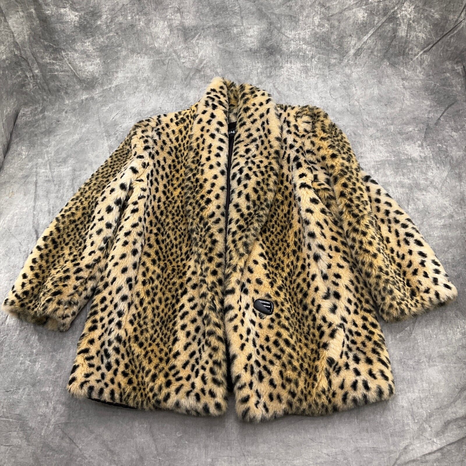 Style VI Ltd Jacket Womens XLarge Cheetah Faux Fur Lined VTG Style VI Ltd Jacket Womens XLarge Cheetah Faux Fur Lined VTG