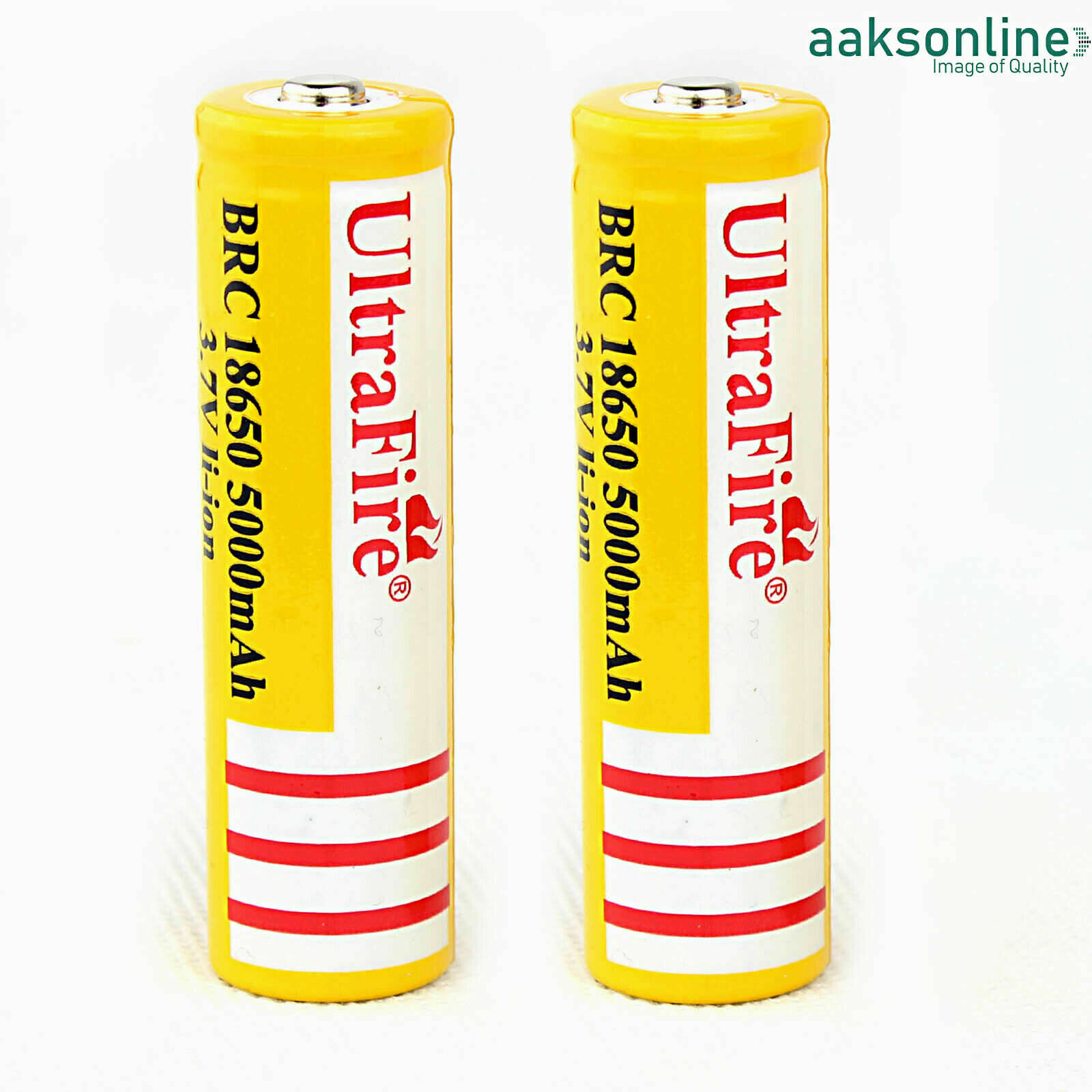 2x Lithium li-ion Accu ⭐ 18650 Akku ⭐ Batterien, E-Zigarette, Taschenlampe, 3,7V
