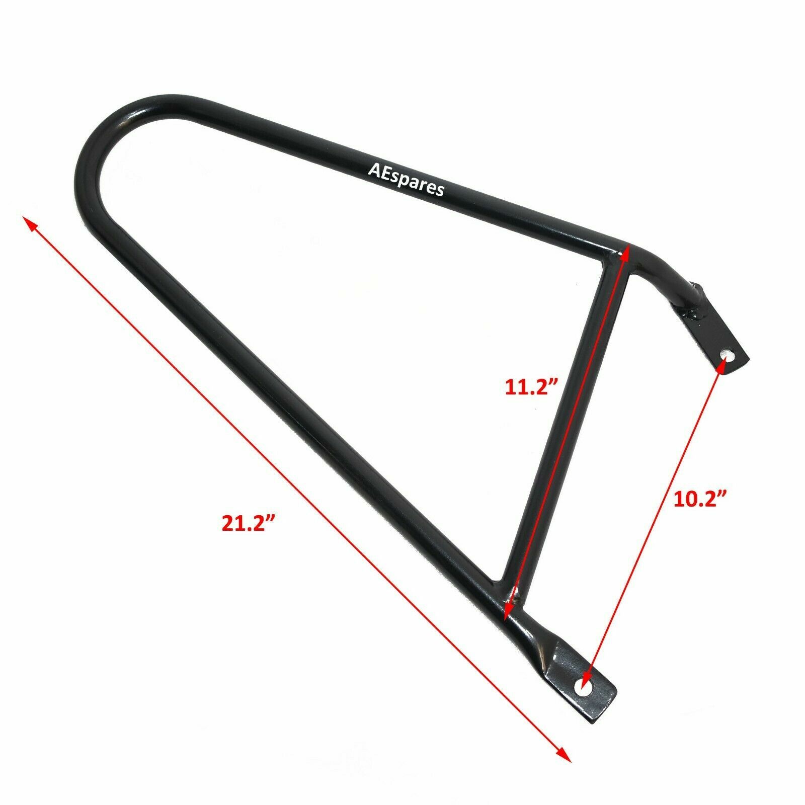 Fits Royal Enfield Interceptor 650cc Pannier Mounting Rails Mounts Black  