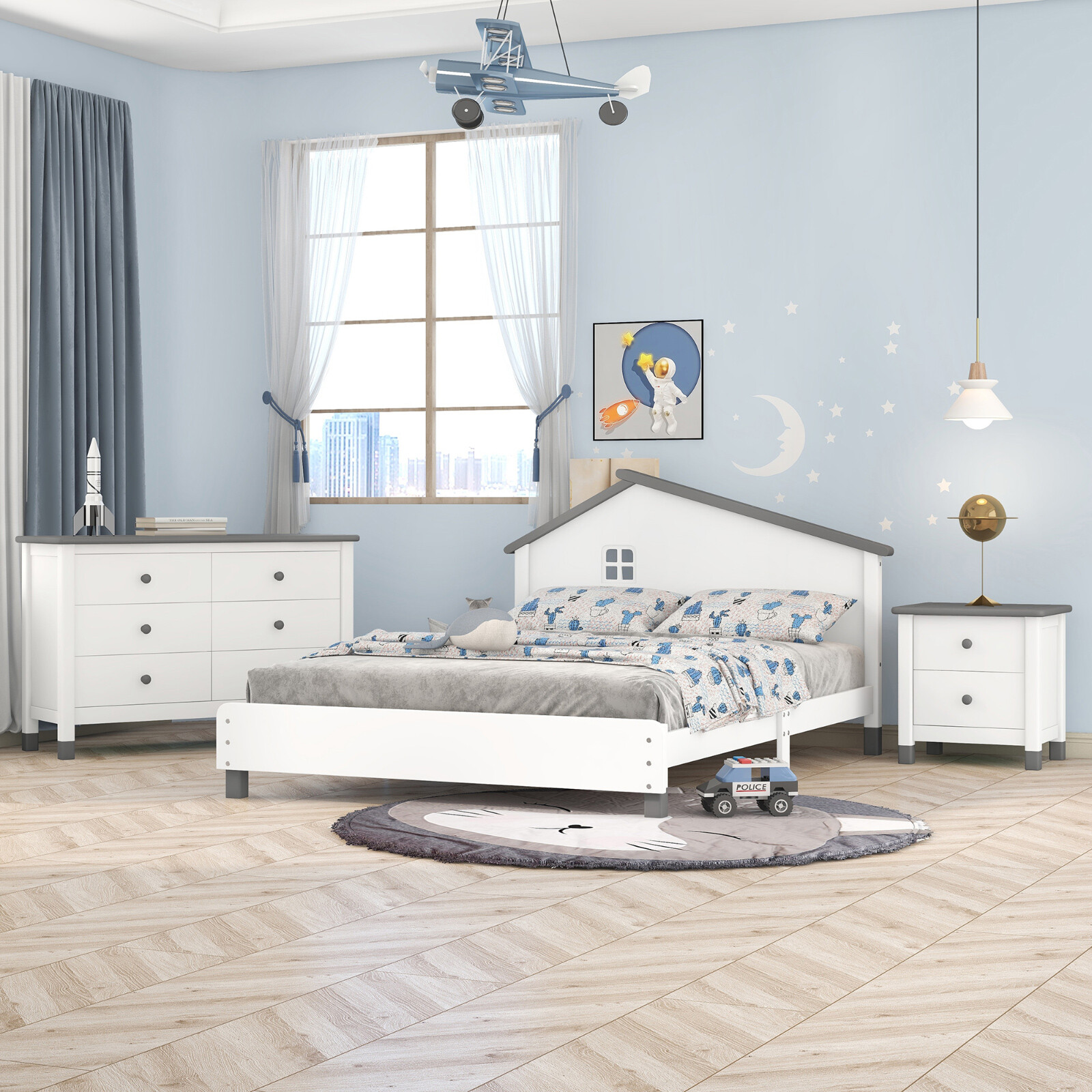 With Headboard Bedroom Furniture