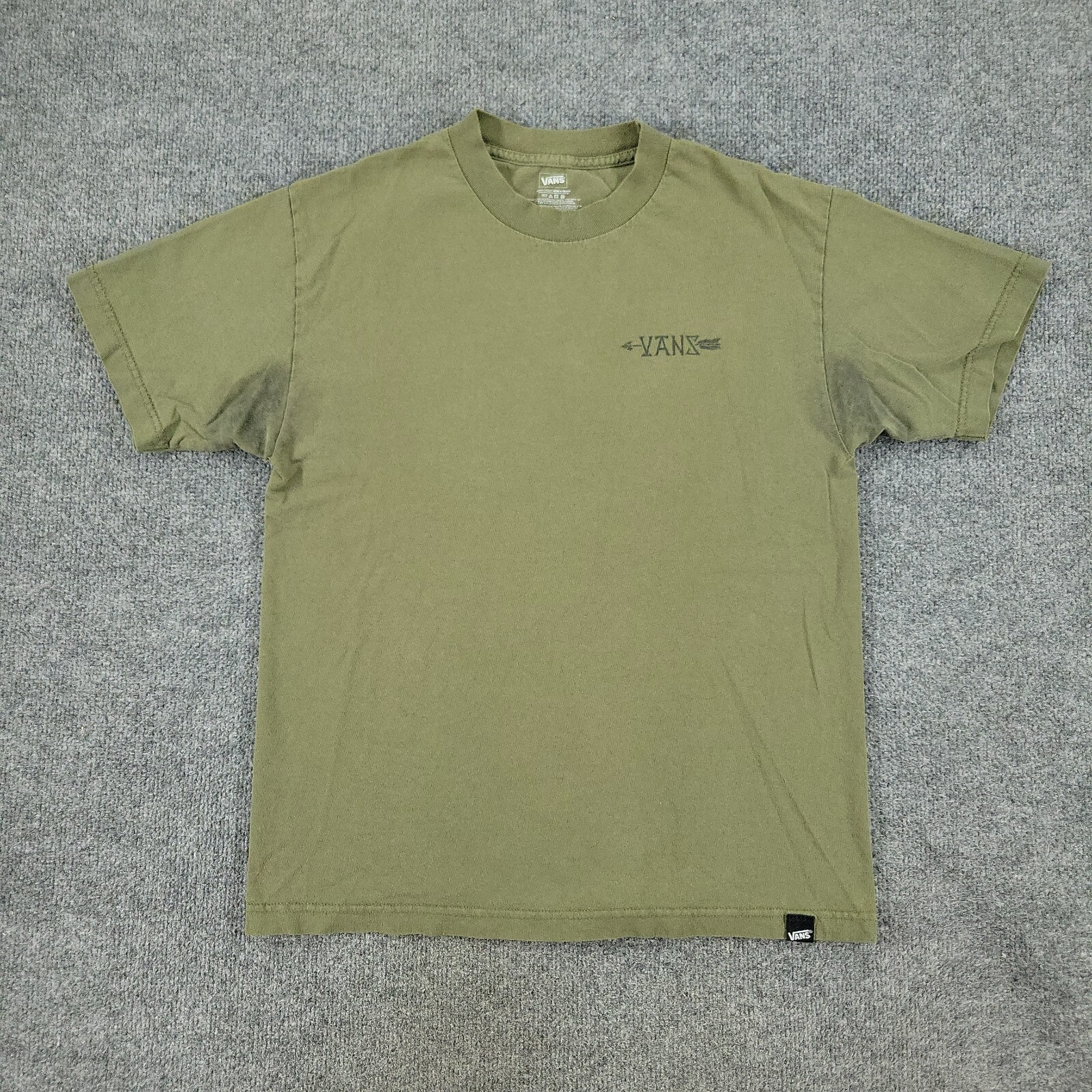 国内配送 VANS MENS CLASSIC LOGO BIG TEE GREEN Vans Classic Logo T-shirt In Green 2025 | www
