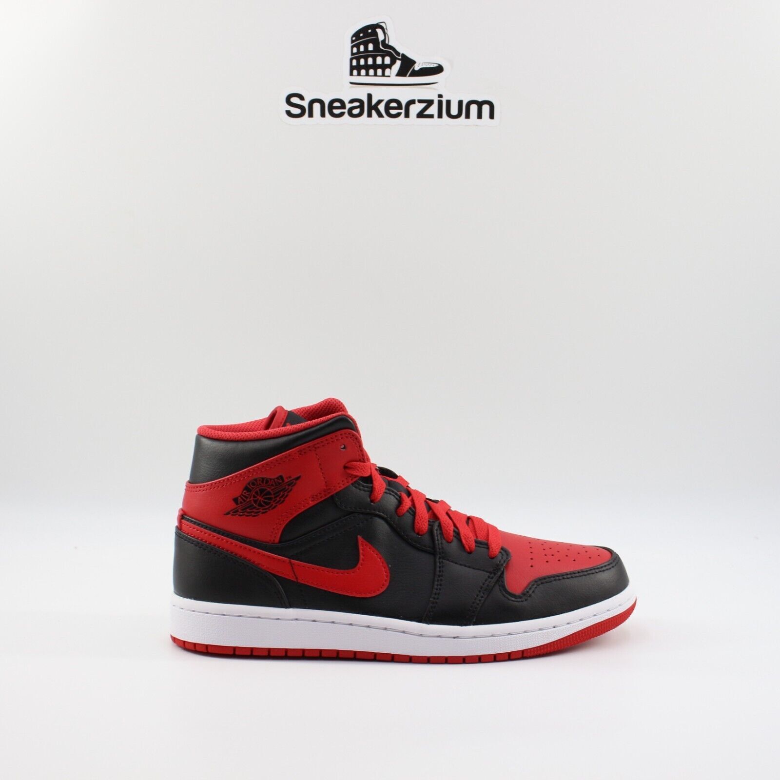 

Кроссовки Nike Air Jordan 1 Mid Alternate Bred 2022 DQ8423-060 GS, размеры новые, Multicolor, Air Jordan 1