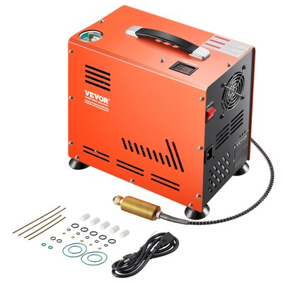 PCP Air Compressor 800W Dual-Cylinder PCP Airgun Compressor 4500PSI Auto Stop