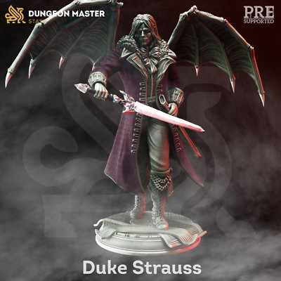 Duke Strauss - Dm Stash -Blood from Stone - 32mm Unpainted DnD Miniatures
