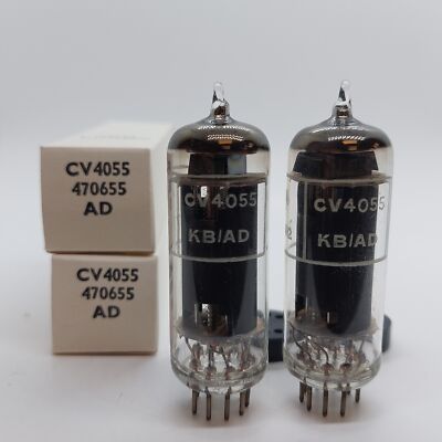 6CH6 CV4055 BRIMAR MATCHED PAIR NOS VALVE TUBE