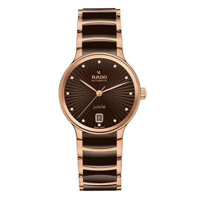 Rado Centrix Automatic Diamonds Stainless Steel Brown Dial Women Watch R30037732