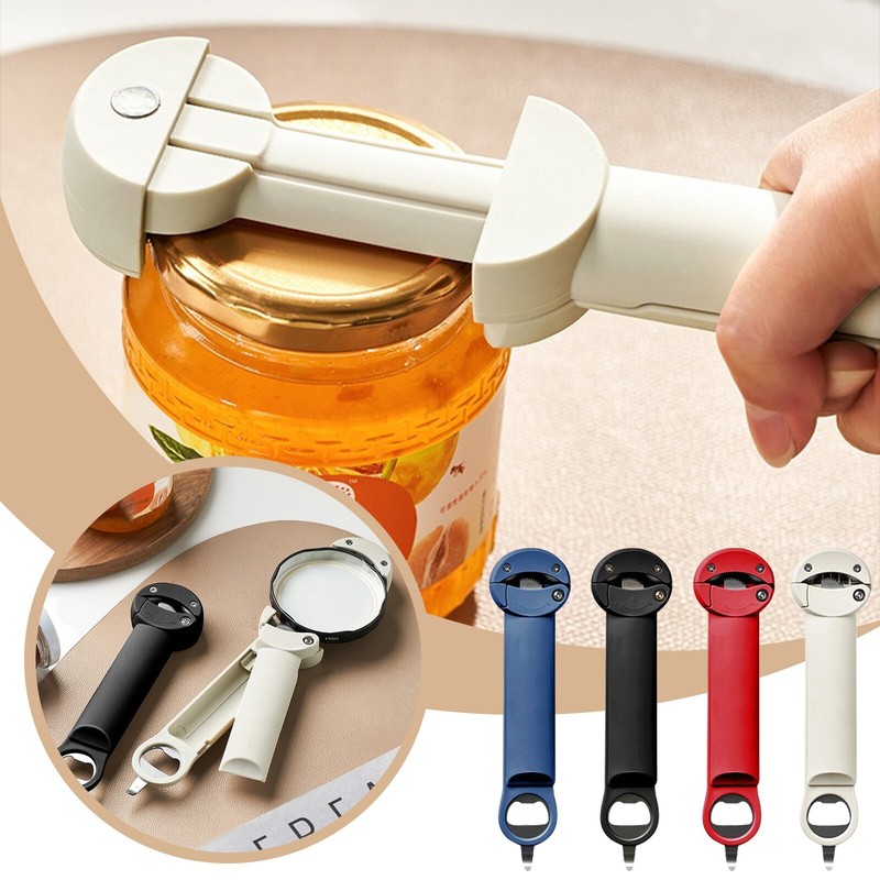 1-5X Jar Opener Bottle Opener Can Opener Magnetic Suction Ca