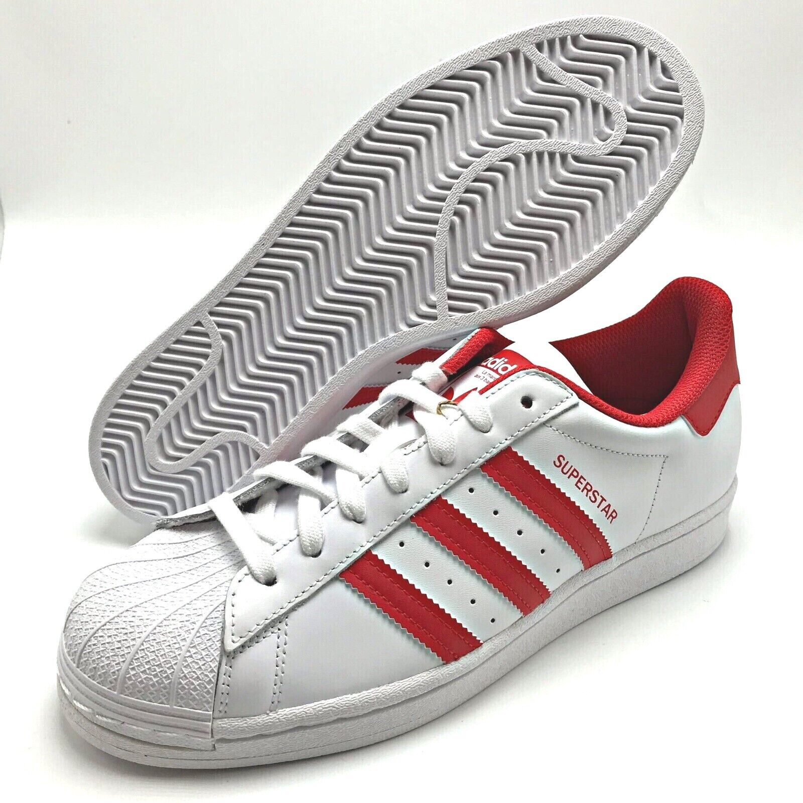 ADIDAS Originals Superstar Cloud White Vivid Red GZ3741 ADIDAS Originals Superstar Cloud White Vivid Red GZ3741