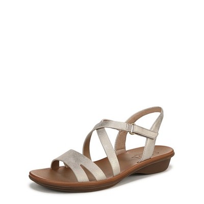 Buy Naturalizer SOUL Women's Shenna Sandal Gold Metallic 7 W
