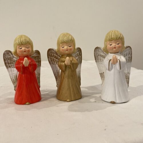 Vintage Ceramic Christmas Angel set of 3 CX - 209 Praying Japan | eBay Vintage Ceramic Christmas Angel set of 3 CX - 209 Praying Japan | eBay