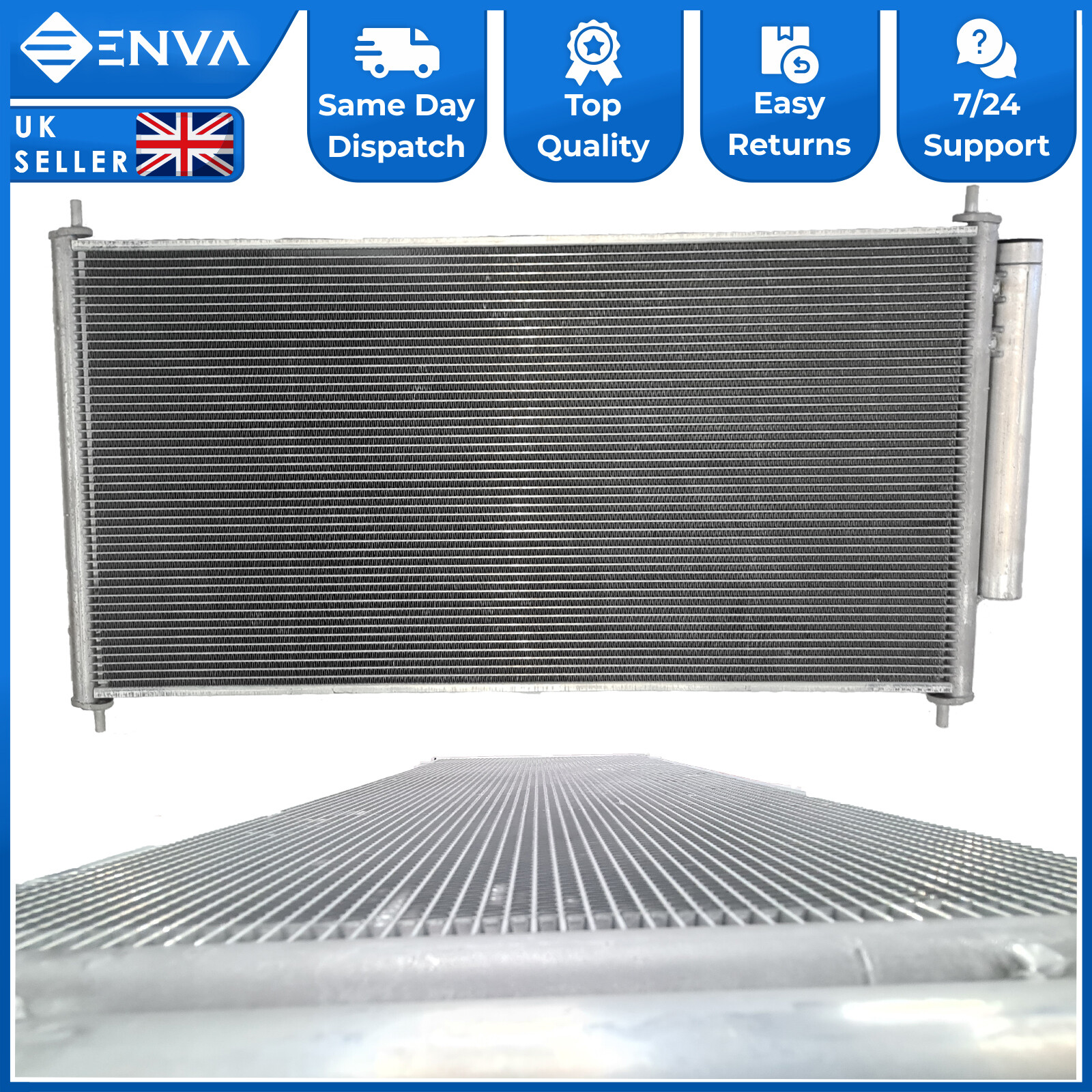 Air Con Condenser AC Conditioning For Honda Civic MK 9 2012-2016 80110TV0E01