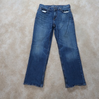 Old Navy Loose Straight Leg Denim Jeans Men's 33x32 Distressed Baggy Skater