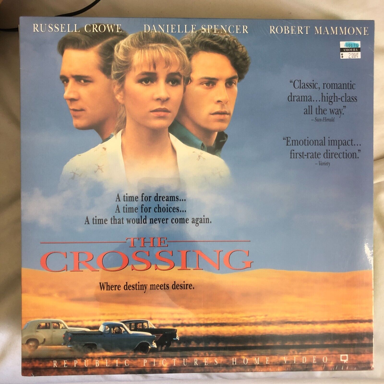 THE CROSSING 1990 LD DVD Laserdisc RARE Russell Crowe Danielle Spencer Australia THE CROSSING 1990 LD DVD Laserdisc RARE Russell Crowe Danielle Spencer Australia