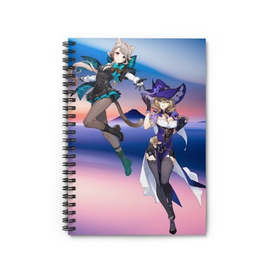 Spiral Notebook - Ruled Line - Genshin 4