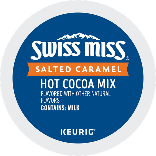 Swiss Miss Salted Caramel Hot Cocoa, Keurig Single Serve K-Cup Pods, 60 Count