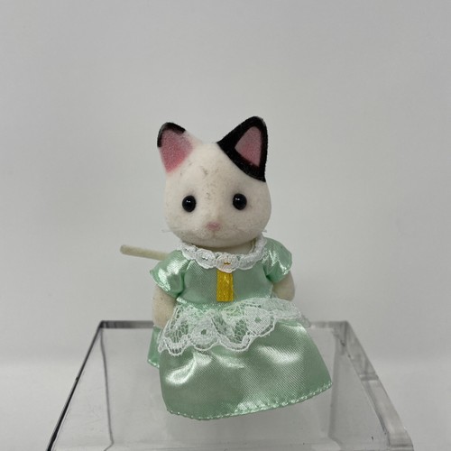 family cats　0101 ♡ Calico Critters Sandy Cat Family, 4pc Miniature Doll Figures