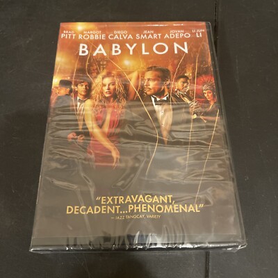 Babylon (DVD, 2022) Brad Pitt - Brand New Sealed - FREE SHIPPING!!!