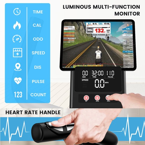 Indoor Stationary Bike Recumbent Exercise Bike Cycling Fitness Bike Workout Bike