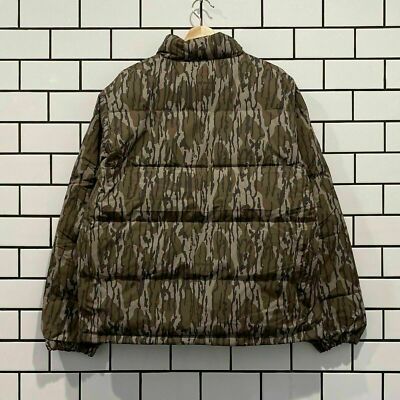 Pre-owned Stussy Mossy Oak Down Puffer Jacket Camo In Multicolor