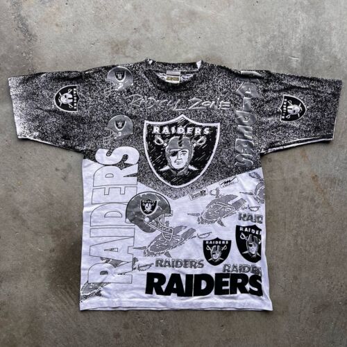 Vintage Magic Johnson NFL Los Angeles Raiders All Over Print Vintage Magic Johnson NFL Los Angeles Raiders All Over Print