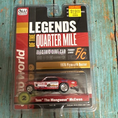 Auto World Red The Mongoose Tom Ewen Electric Slot Car