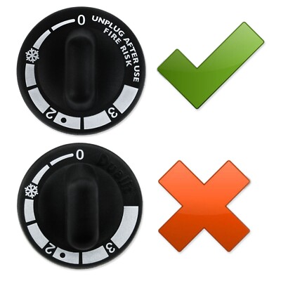 GENUINE DUALIT 2 3 4 6 SLOT / SLICE TOASTER PART - RUN BACK TIMER CONTROL KNOBS