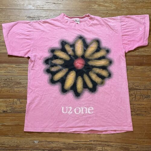 Rare! Vintage 90's U2 Band Zoo TV Tour Promo AOP T Shirt