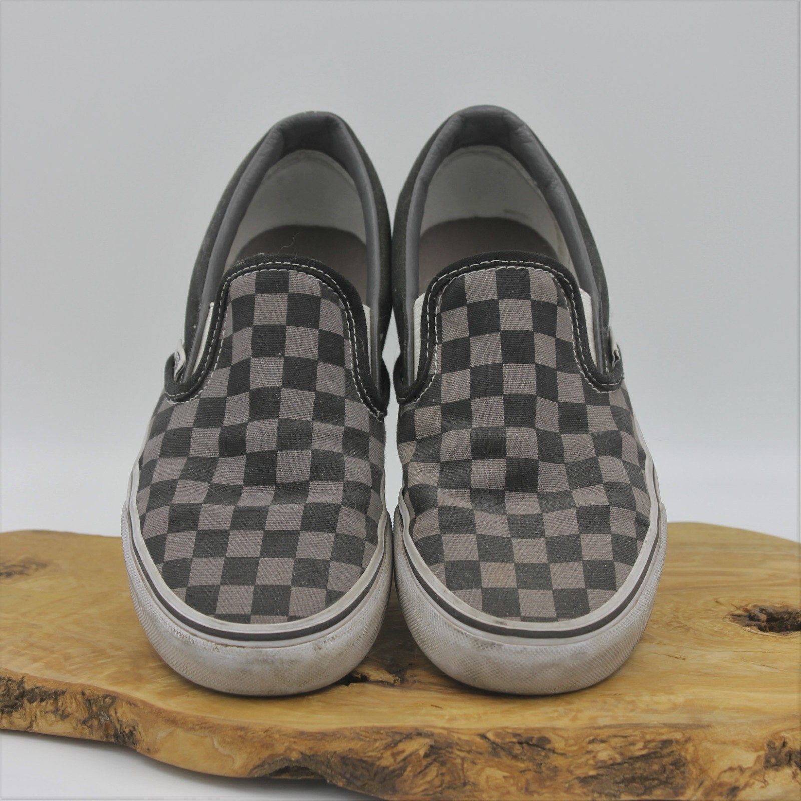 black checkered vans