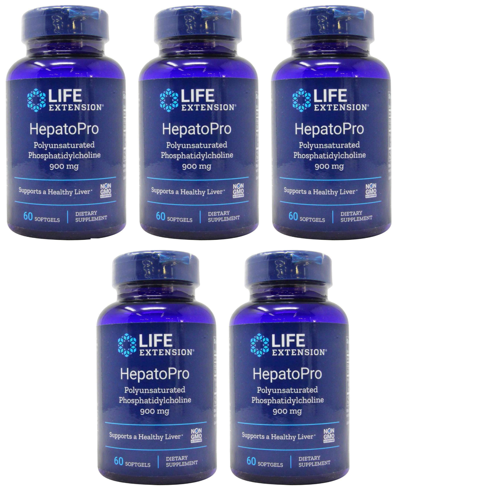 Полиненасыщенный фосфатидилхолин для продления жизни HepatoPro PPC 900 мг 5X60 гелей