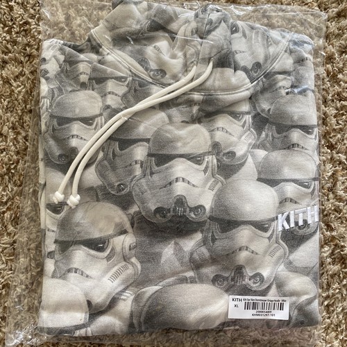 トップス Kith Stormtrooper Sweater Star Wars Kith For Star Wars™ Stormtrooper Vintage Hoodie KHM031297
