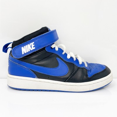 

Nike Boys Court Borough Mid 2 DM8872-001 Синие баскетбольные кроссовки Кроссовки Размер 5,5 Y, Синий, Court Borough Mid 2