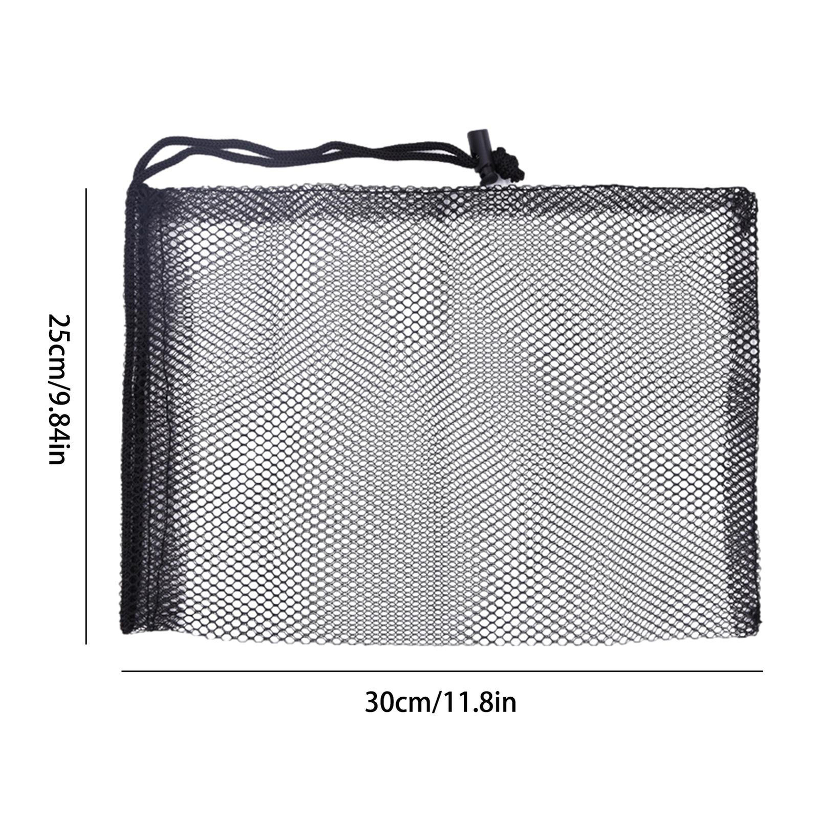 Golf Ball Bags With Tee Holder Zippered Mesh Bag For Outdoor Ball Storage