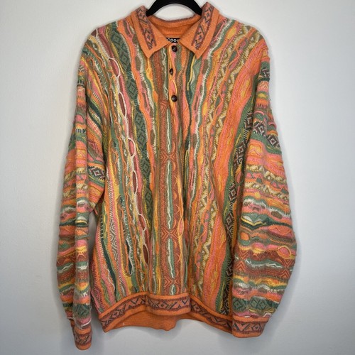Vintage 80s 90s Coogi Classic Australia Collared Button Vintage 80s 90s Coogi Classic Australia Collared Button