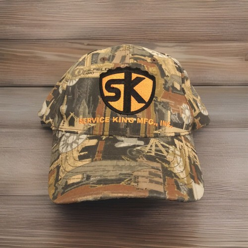 Service King Mfg, Inc. Oilfield Camo Hat Cap Hook & Loop