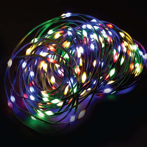 Festive Magic Multi-Coloured 300 Ezi-Wrap Flexi Fairy Lights