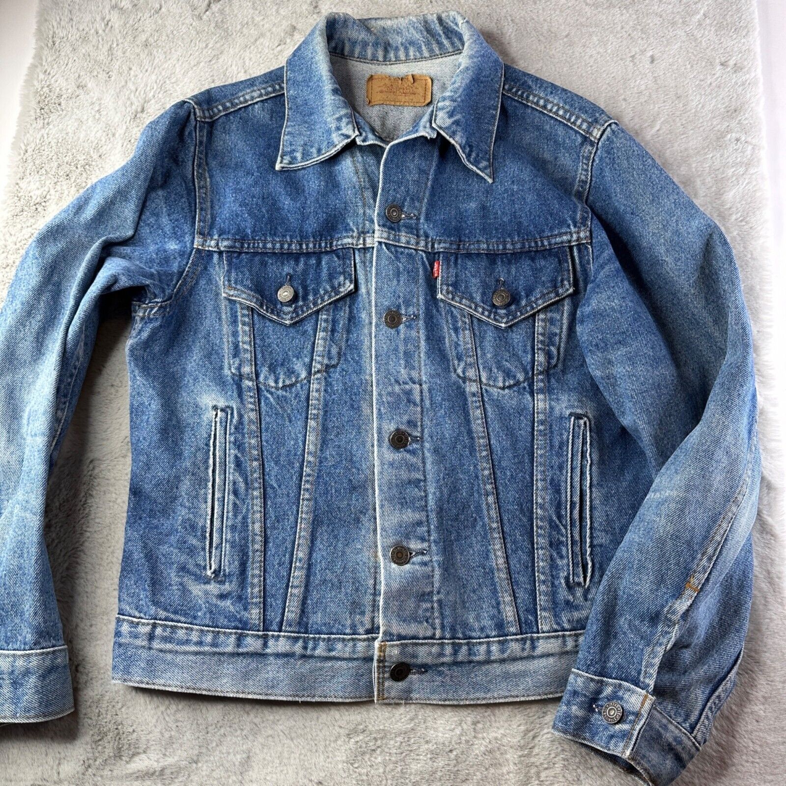 Vintage Levis Jean Jacket 80s Mens 40 Denim Trucker 70506 Vintage Levis Jean Jacket 80s Mens 40 Denim Trucker 70506
