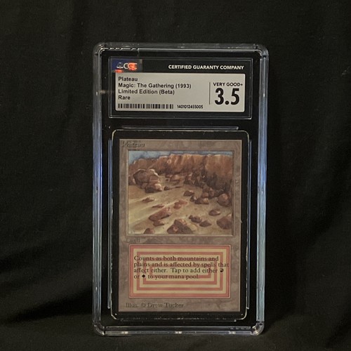 Plateau Beta Dual Land Beta VG+ CGC (5005) Grade 3.5 Magic Plateau Beta Dual Land Beta VG+ CGC (5005) Grade 3.5 Magic